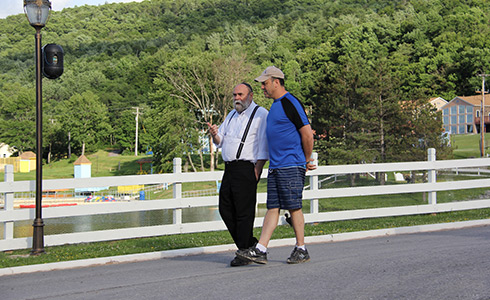 Enjoy a leisure walk at the TorahMates retreat