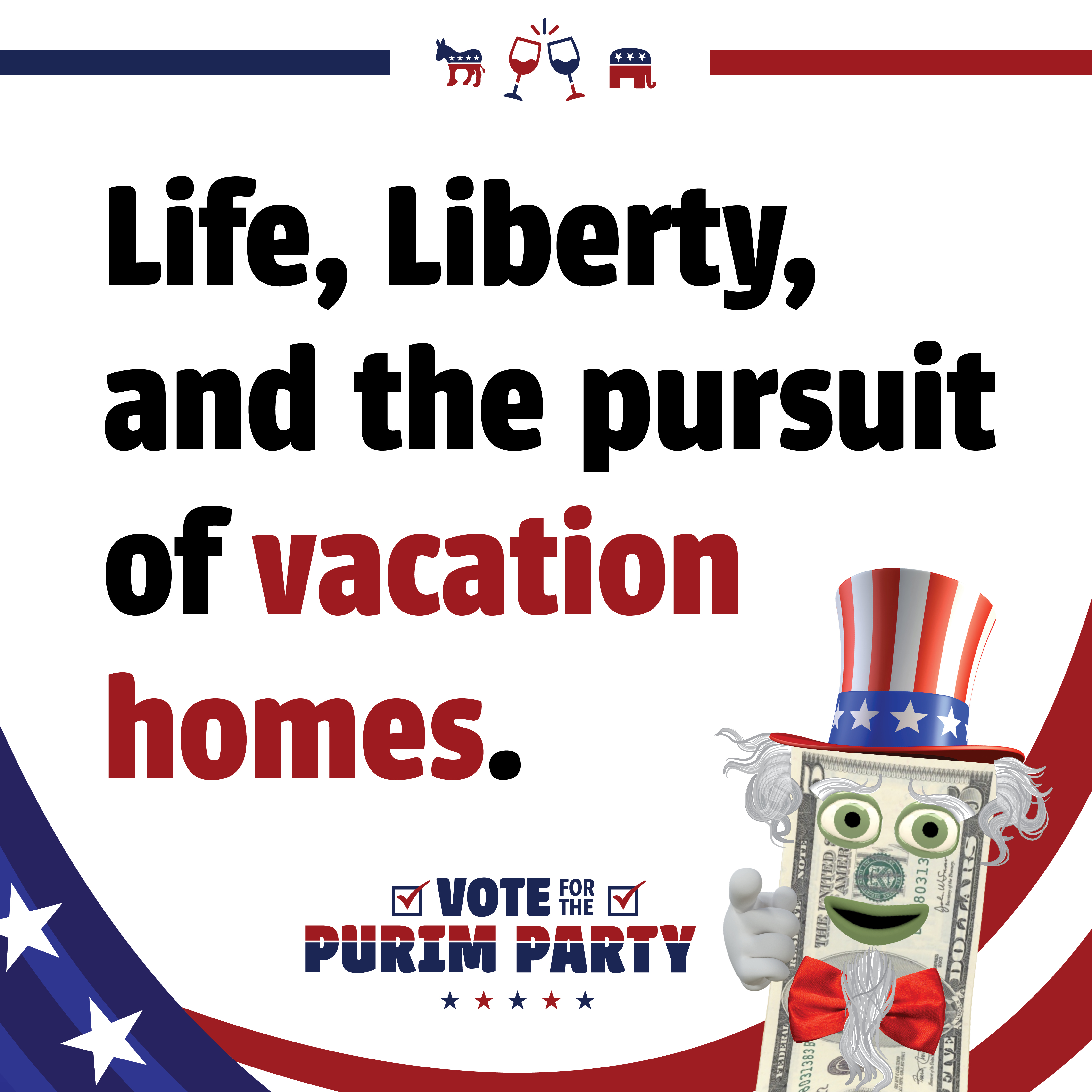 Life, liberty, and the pursuit of vacation homes.