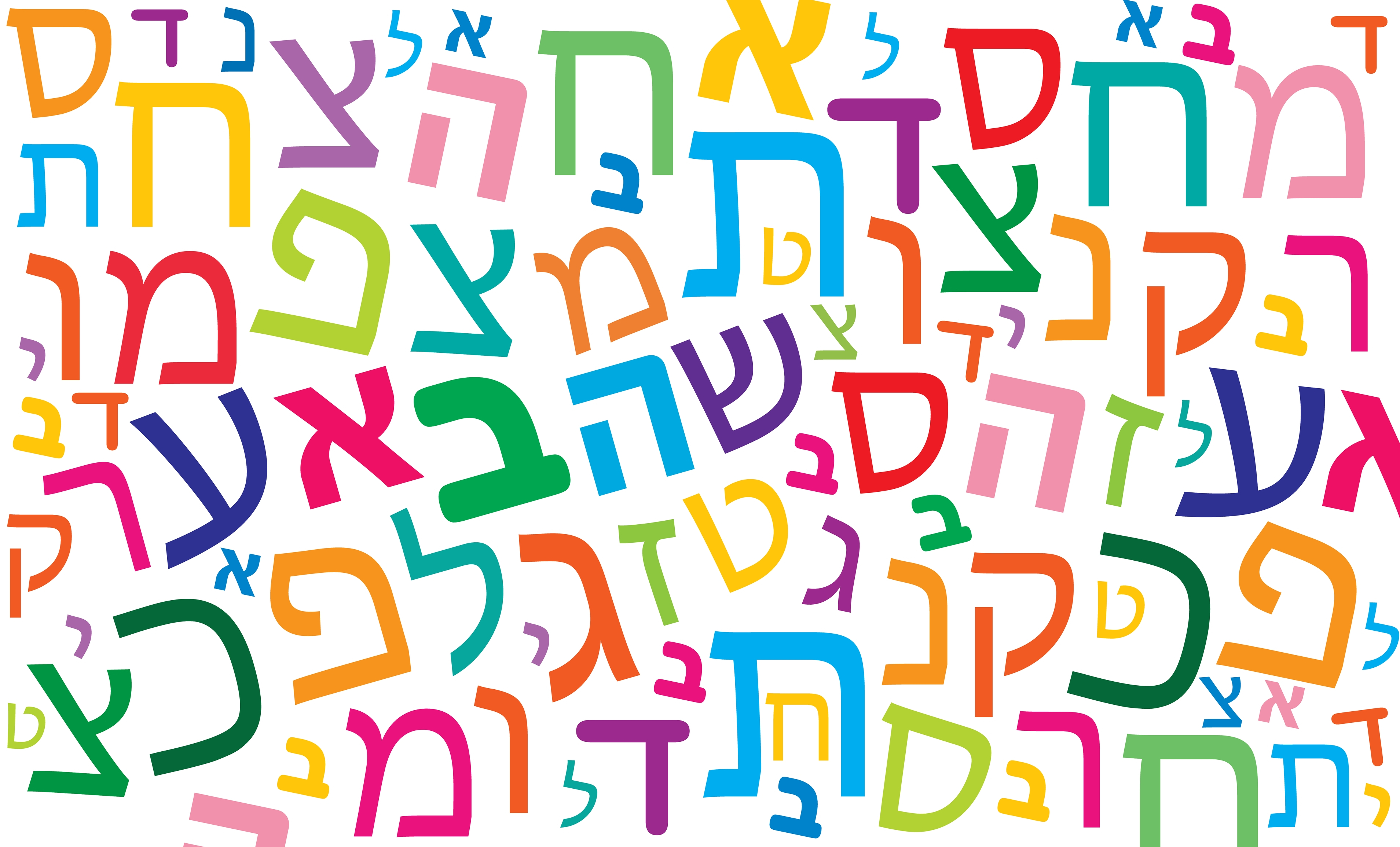 Should all Jews speak Hebrew? Holy Hebrew alphabet