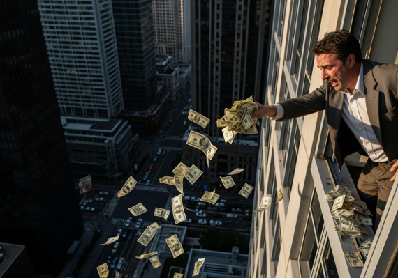 throwing down money to get noticed