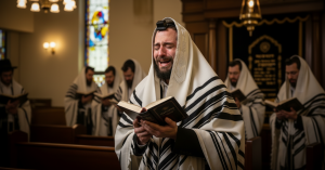 praying with joy on yom kipper