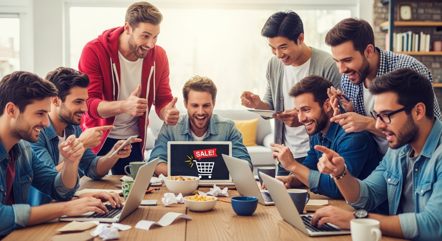 grabbing sales
