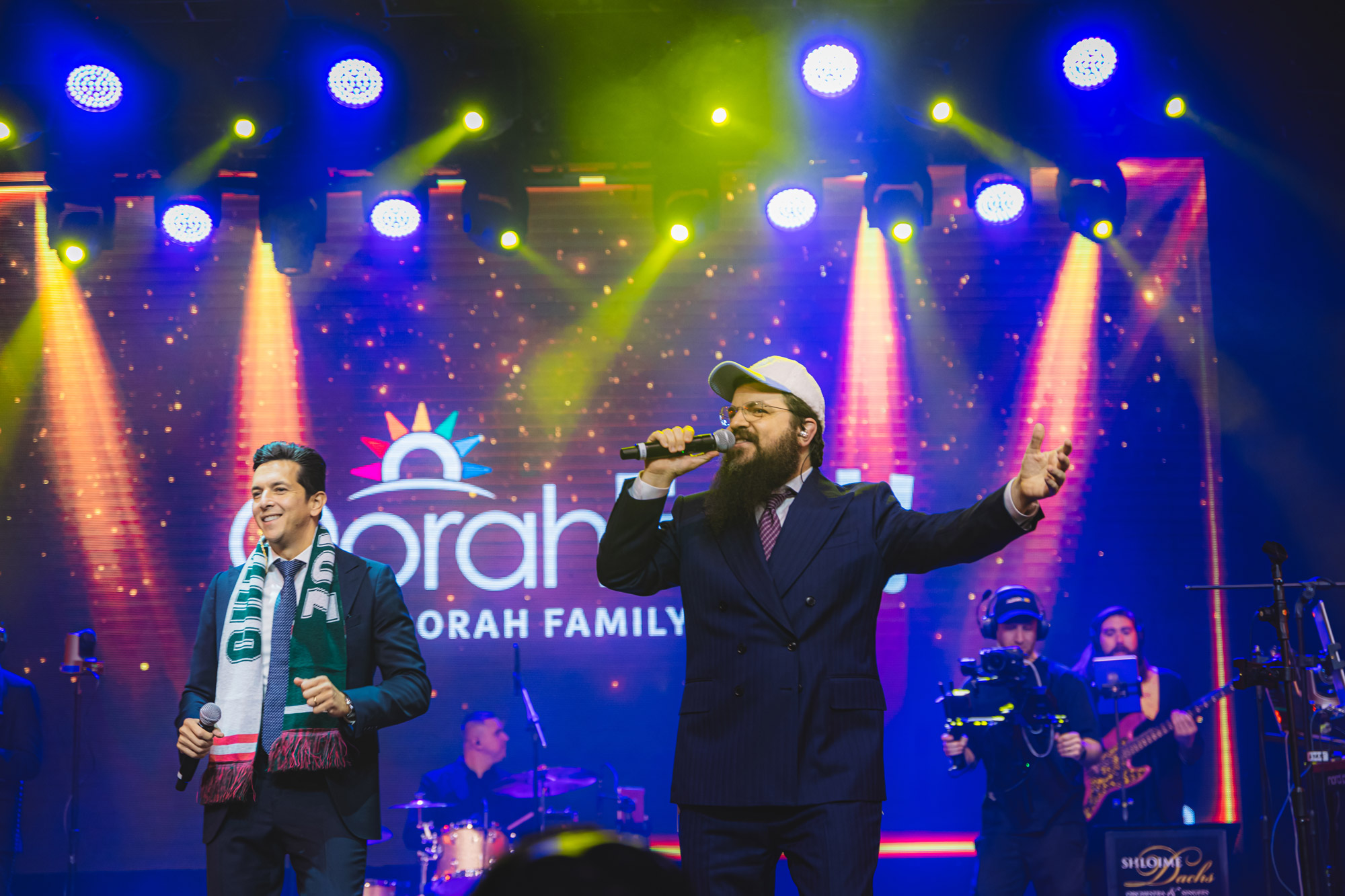 Benny Friedman and Avi Perets using their talents to inspire the Oorah family