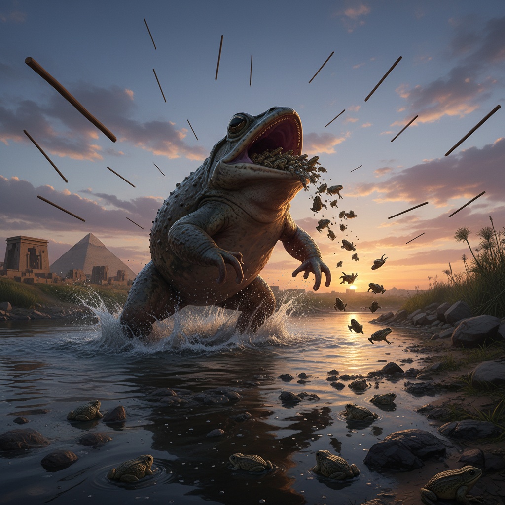 Moshe did not hit the Nile to bring the plague of frogs out of gratitude