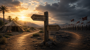 gratitude for kindness and refuge, in the face of betrayal and harm